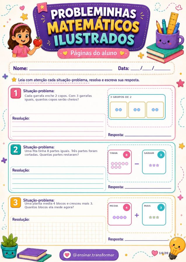 60 Probleminhas Matemáticos Ilustrados — página 6