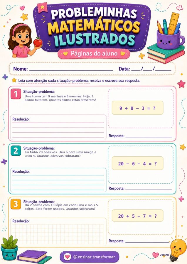 60 Probleminhas Matemáticos Ilustrados — página 7