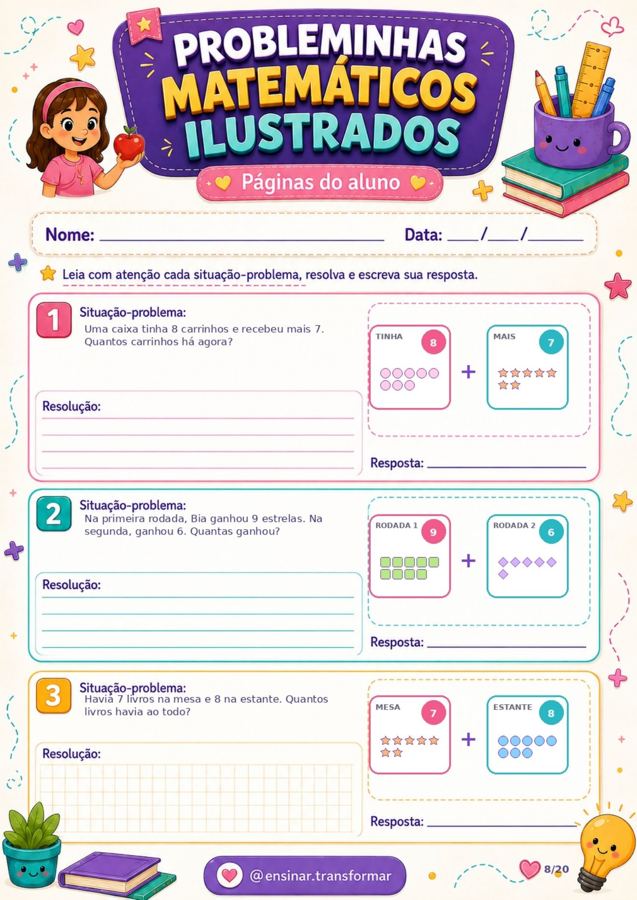 60 Probleminhas Matemáticos Ilustrados — página 4