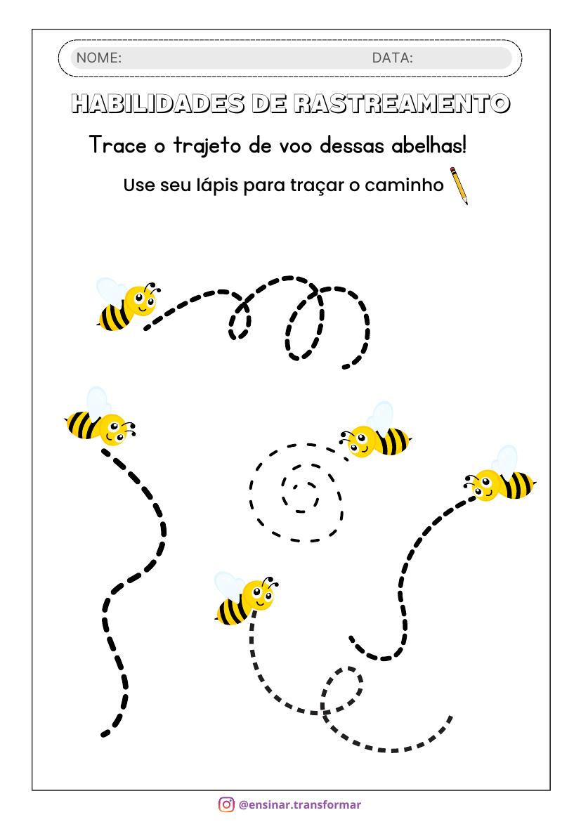 Página 4 do bônus Atividades de Treino Preparatório para Escrita